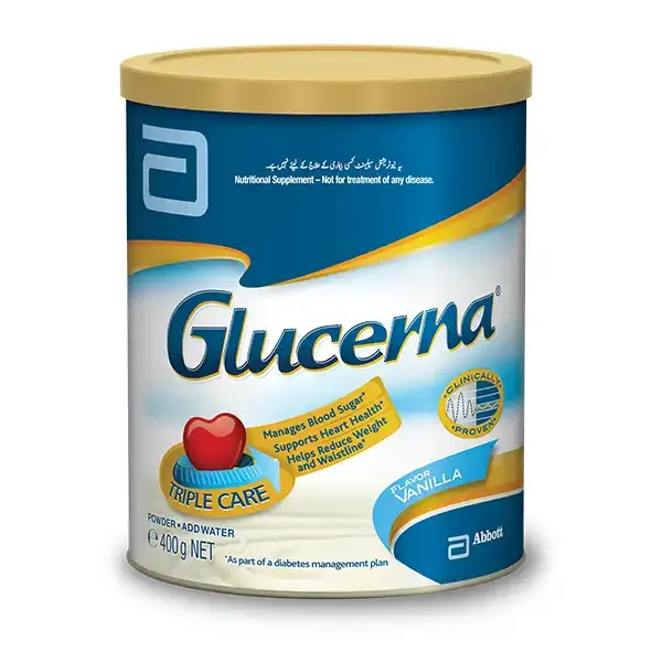GLUCERNA POWDER (VANILA) 400GRAM