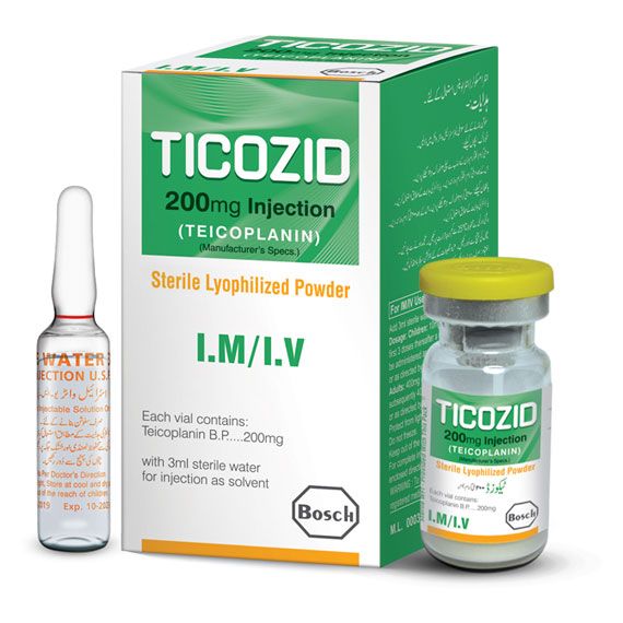 TICOZID 200MG INJECTION