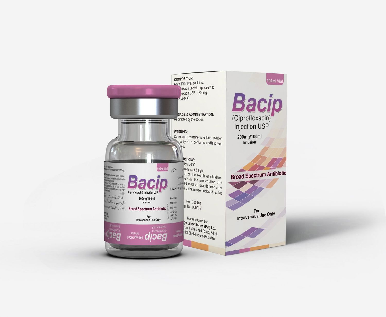 BACIP 200MG/100ML INJECTION