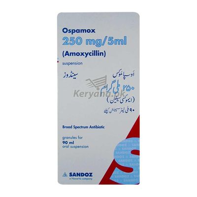OSPAMOX 250MG 90ML SYRUP