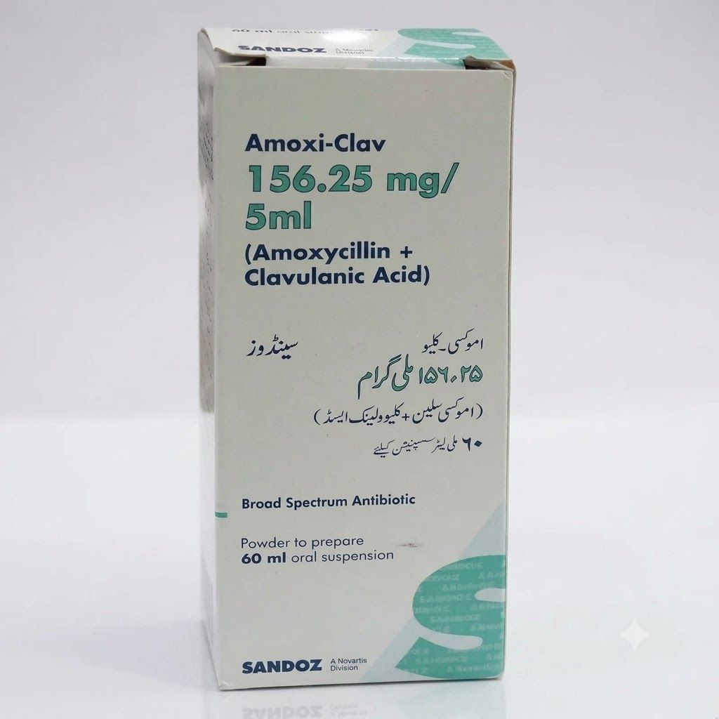 AMOXI CLAV 156.25MG 60ML SYRUP