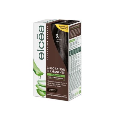 ELCEA HAIR COLOUR 3 # DARK BROWN