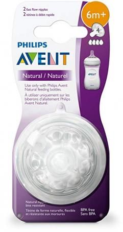 AVENT NATURAL 6M+ NIPPLE