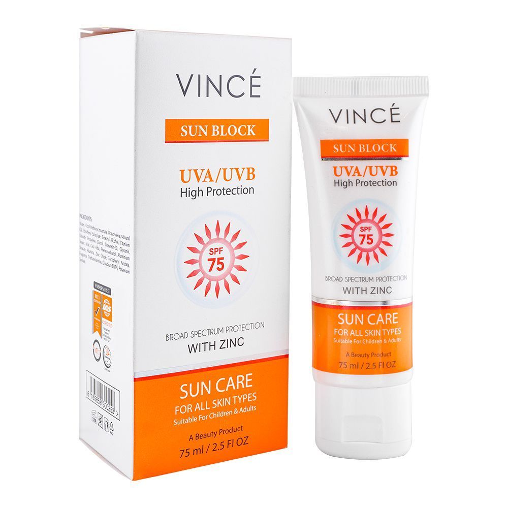 VINCE SUNBLOCK SPF75 75ML