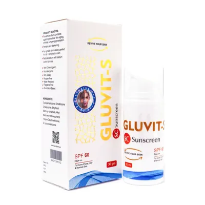 GLUVIT S SC SUNSCREEN SPF60 30ML