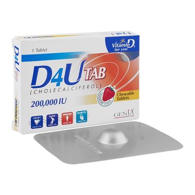 D4U 200000IU​ CHEWABLE TABLET