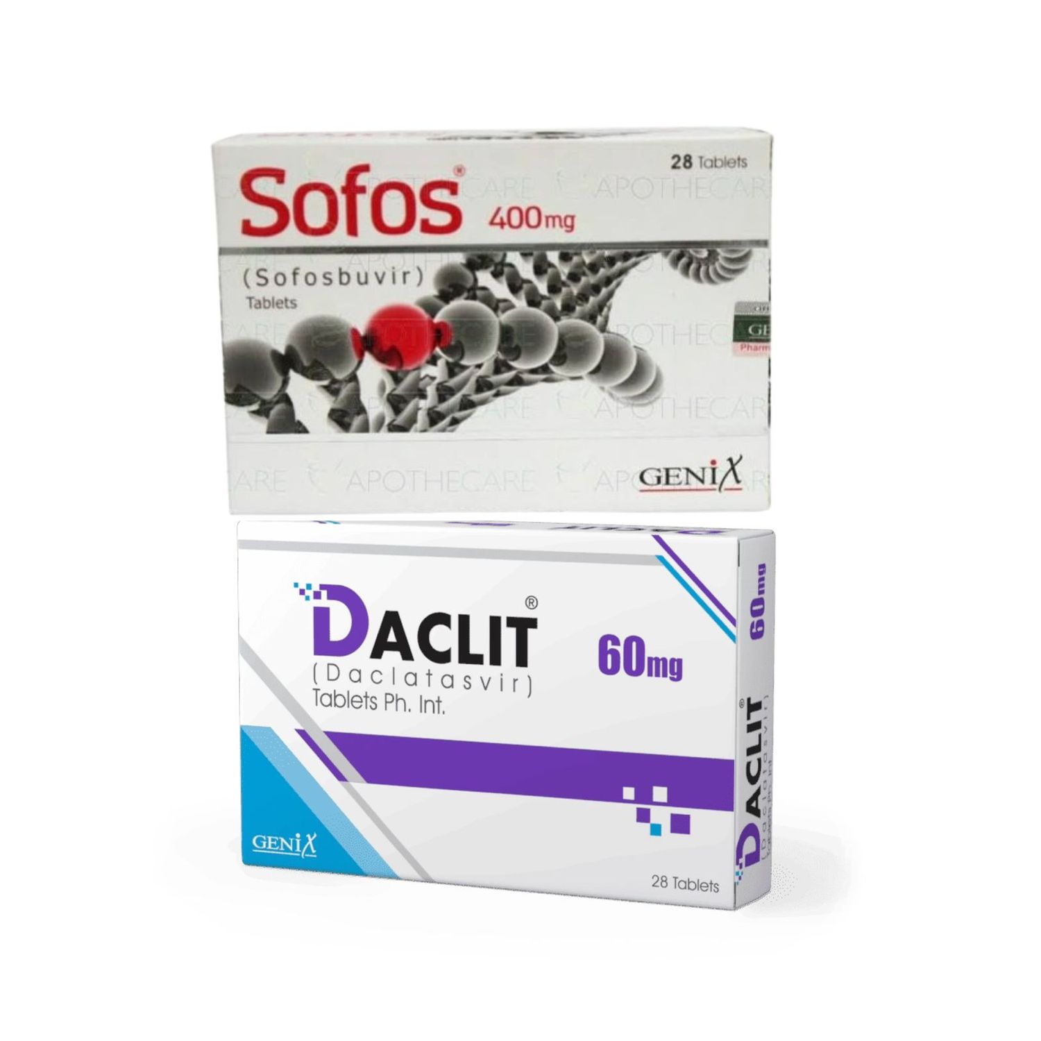 SOFOS 400MG TABLET+DACLIT400MG