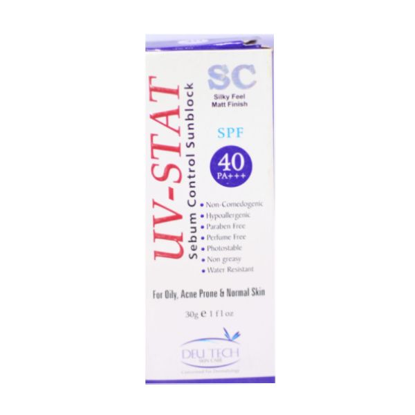 UV STAT SC SPF40 30MG