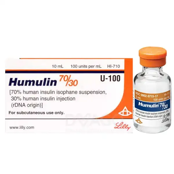 HUMULIN 70/30 100 IU 1 VIAL X 10 ML INJECTION