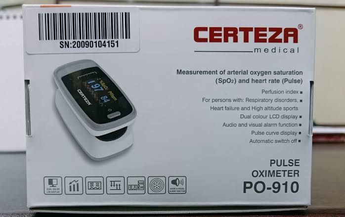 PULSE OXIMETER (CERTEZA)PO910