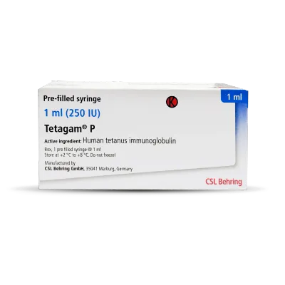 TETAGAM P 1ML (250IU) PREFILLED SYRINGES