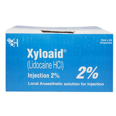 XYLOAID 2% 10ML INJECTION