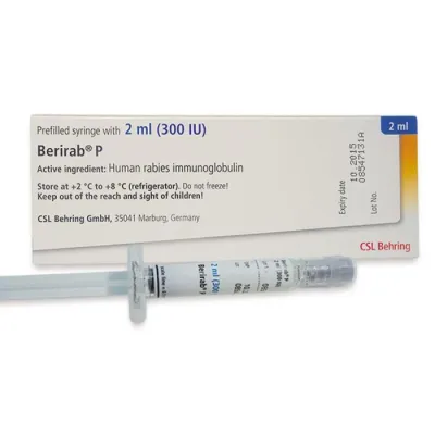 BERIRAB P 1 VIAL 2ML PREFILLED SYRINGES