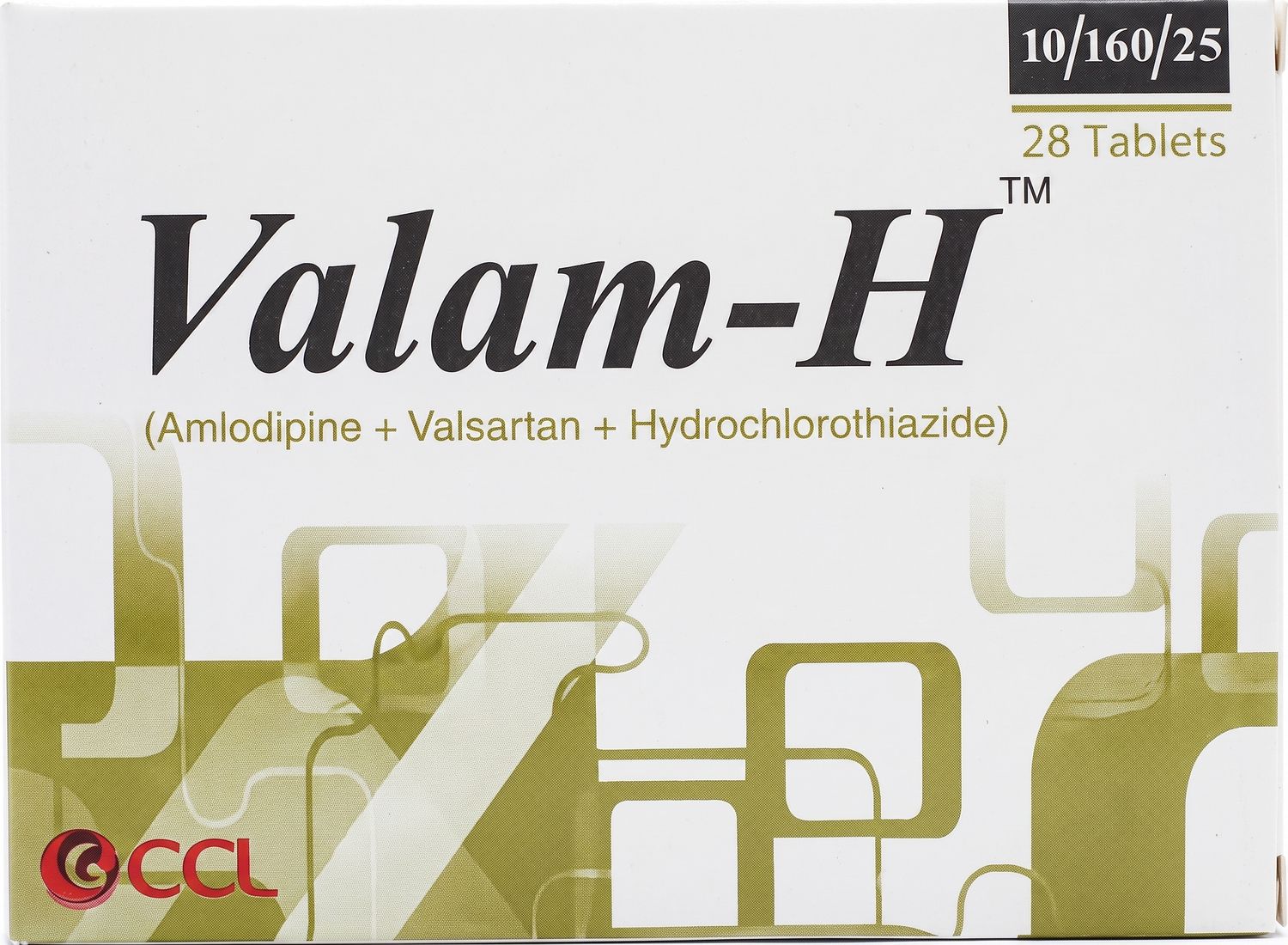 VALAM H 10/160/25 MG TABLET