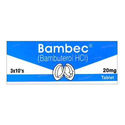 BAMBEC 20 MG TABLET