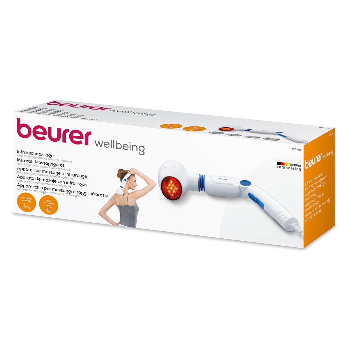 BODY MASSAGER SEPARATE VIBRATORY MG40