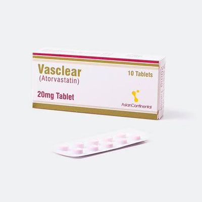 VASCLEAR 20 MG TABLET