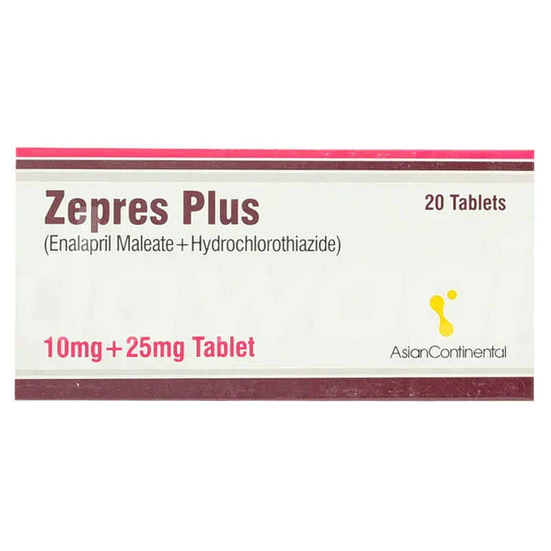 ZEPRES PLUS 10MG/25MG TABLET