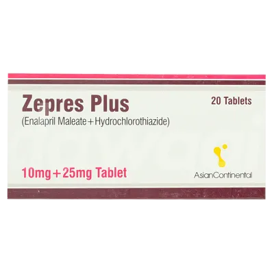 ZEPRES PLUS 10MG/25MG TABLET