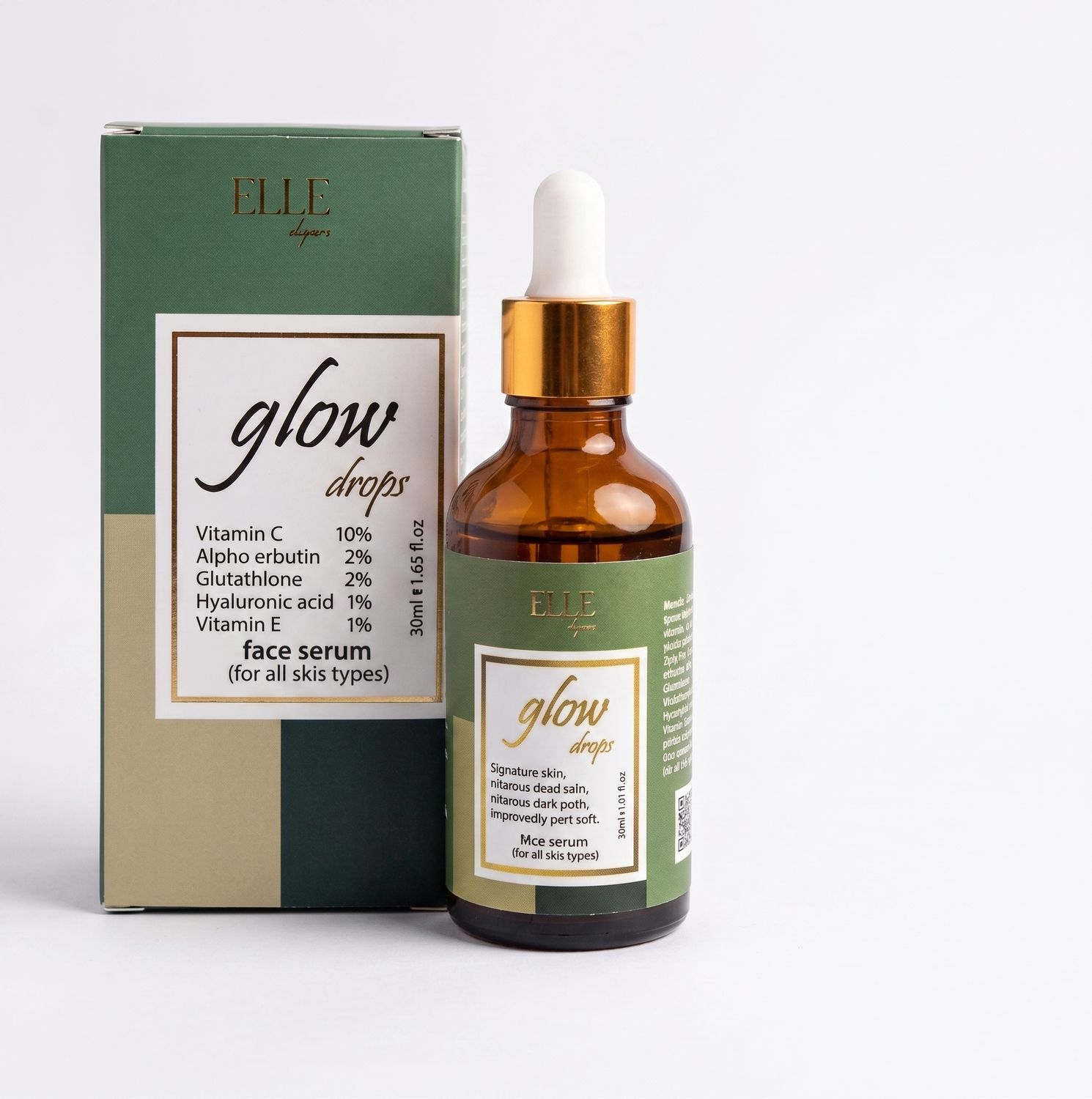 ELLE GLOW DROPS FACE SERUM 50ML