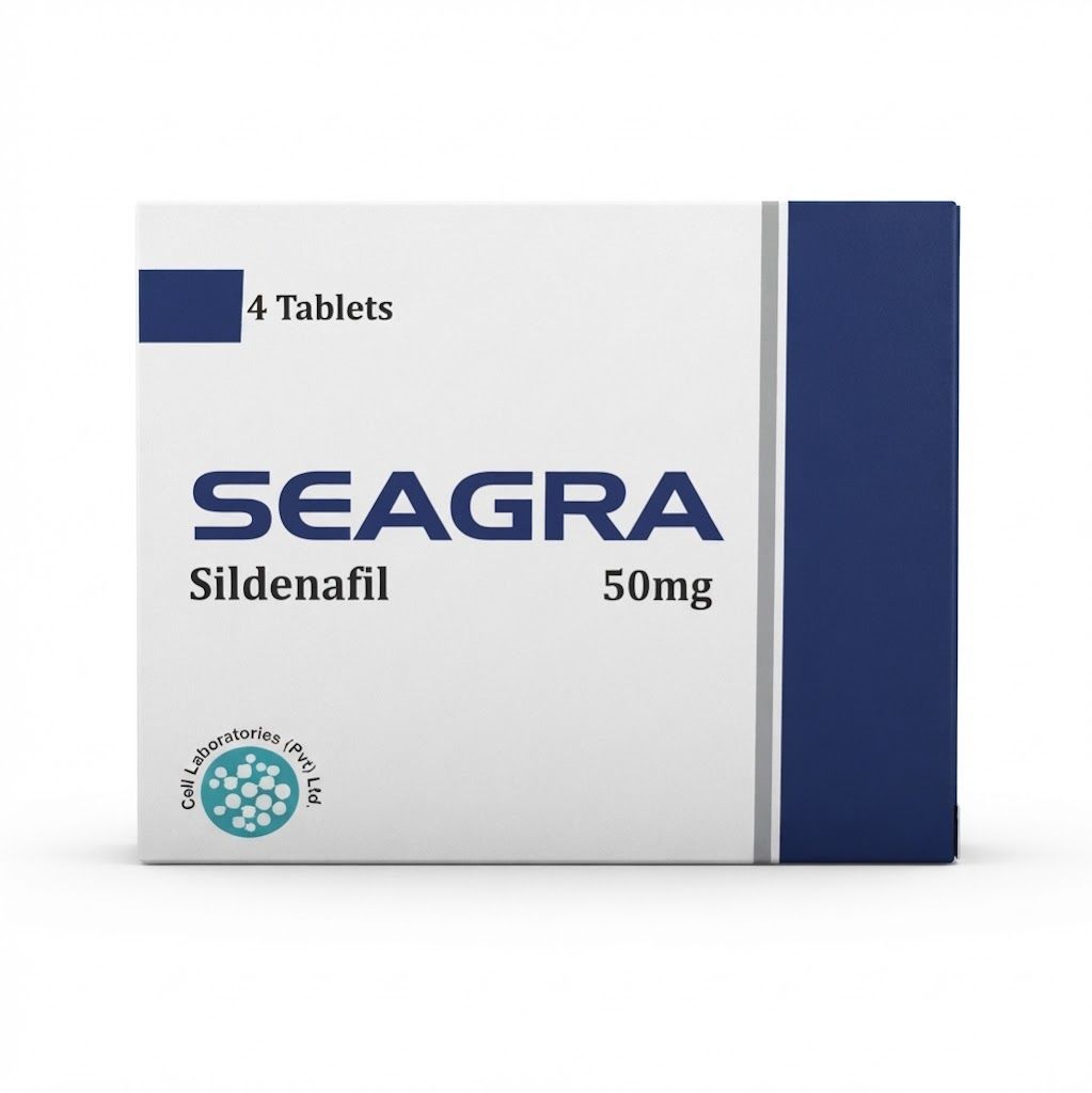SEAGRA 50MG TABLETS (Sildenafil)