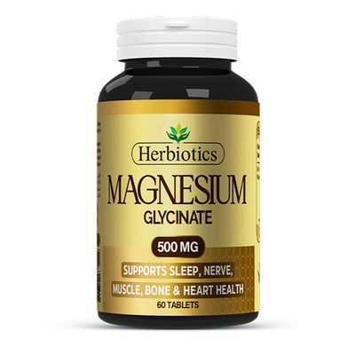 HB MAGNESIUM GLYCINATE 500MG TAB 30S 1S