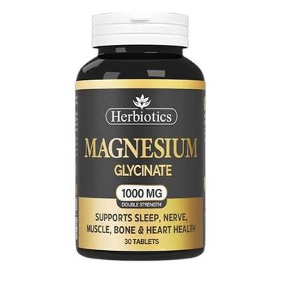 HB MAGNESIUM GLYCENATE 1000MG TAB 30S 1S