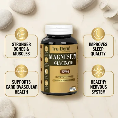 TRU DERM MAGNESIUM GLYCINATE 500MG 1S