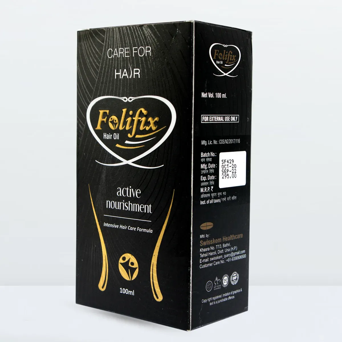 FOLLIFIX HAIR GROWTH HAIL OIL 50ML