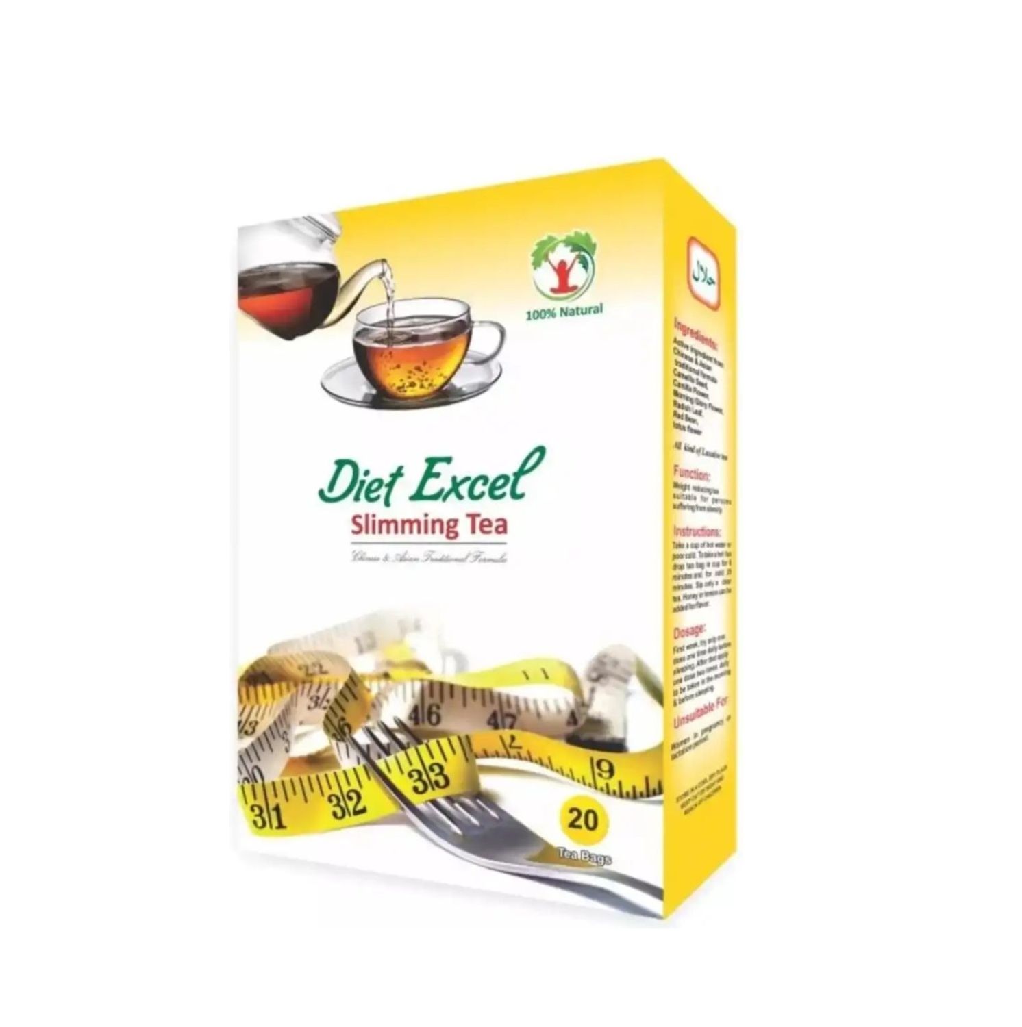 DIET EXCEL SLIMMING TEA (20 BAGS)