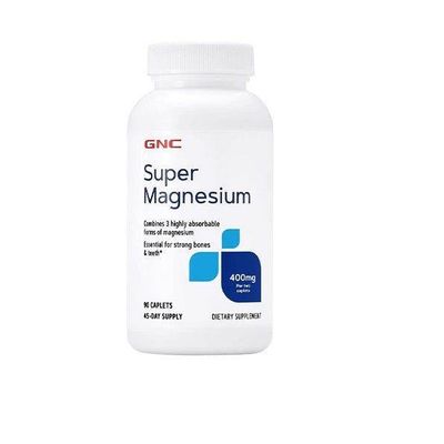 GNC SUPER MAGNESIUM 400MG CAPSULE