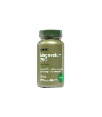 GNC MAGNESIUM 250MG TABLET