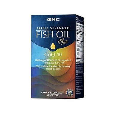 GNC TRIPLE STRENGTH FISH OIL PLUS SOFTGEL
