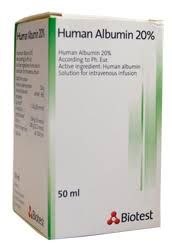 HUMAN ALBUMIN 20% 50ML (BIOTEST) 1S