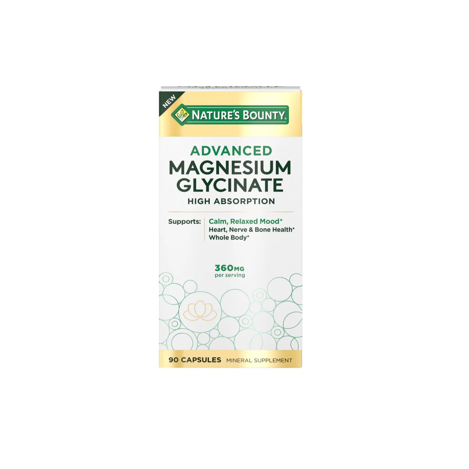 NB MAGNESIUM GLYCINATE 360MG CAPSULE