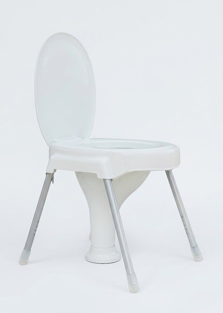 COMMOD STOOL HIGH CLASS WHITE