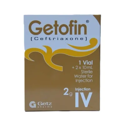 GETOFIN IV 2 GRAM 1 VIAL INJECTION