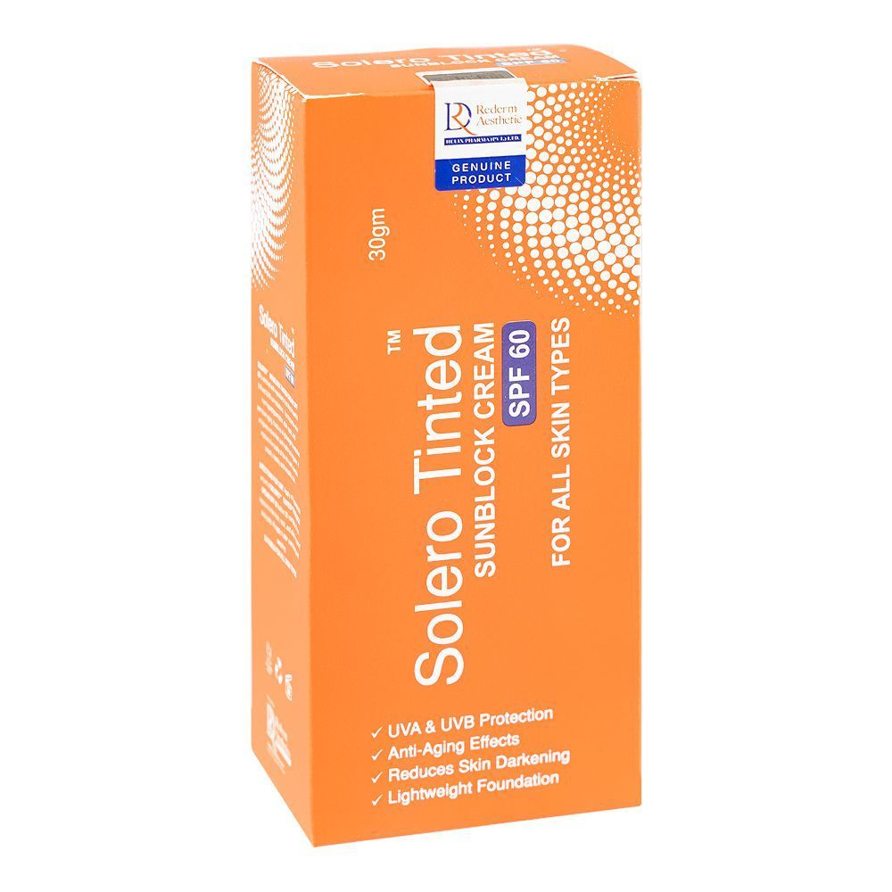 SOLERO TINTED SUNBLOCK CREAM 1S