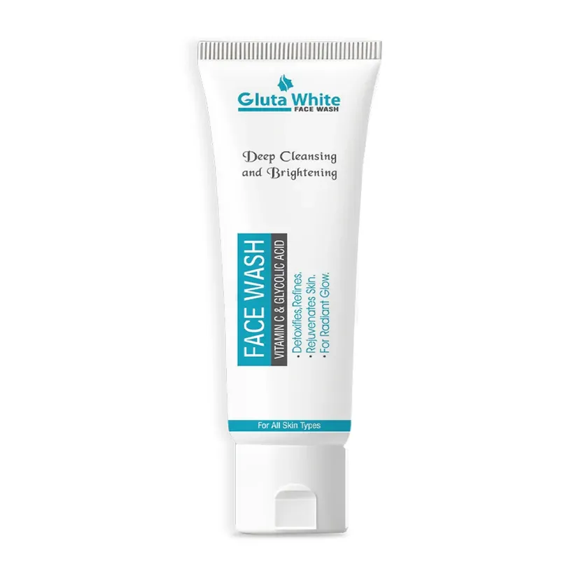 GLUTA WHITE FACE WASH FOR FACE GLOWING &amp; BRIGHTENING