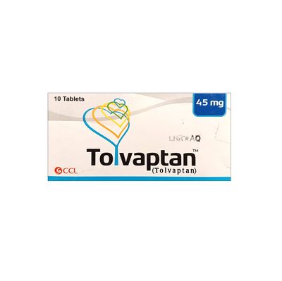 TOLVAPTAN 45 MG TABLET