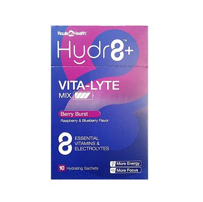 R2 HYDRA 8 PLUS VITA LYTE BERRY BURST RASPBERRY &amp; BLUEBERRY FLAVOR SACHET