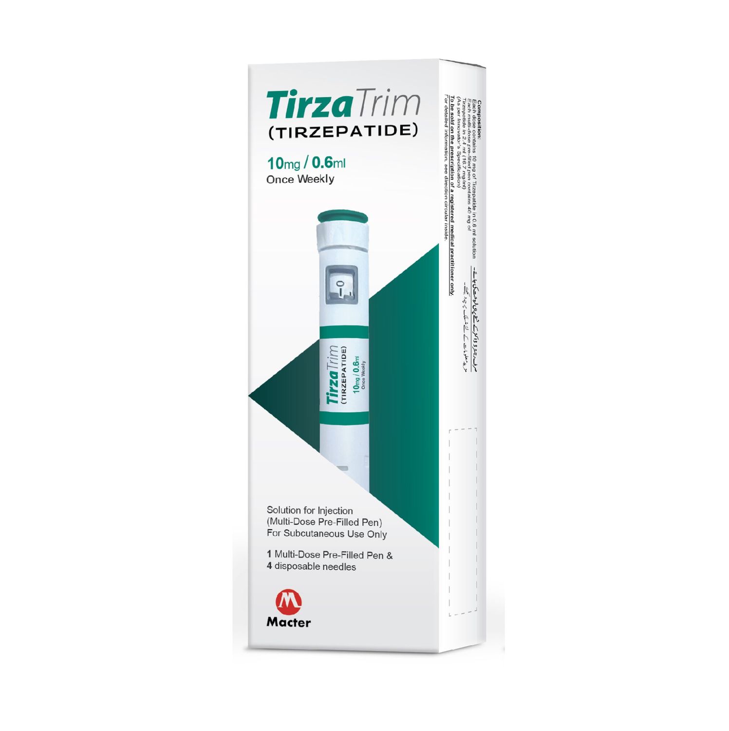TIRZATRIM 10MG/0.6ML PREFILLED PEN