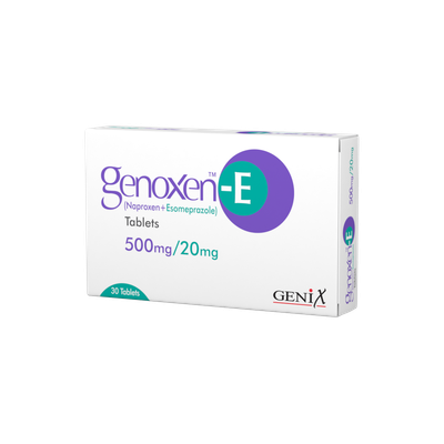GENOXEN E 500MG/20MG TABLET