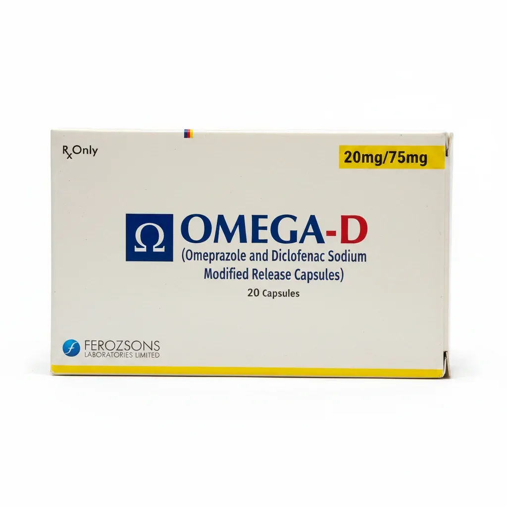 OMEGA D 20/75MG CAPSULE