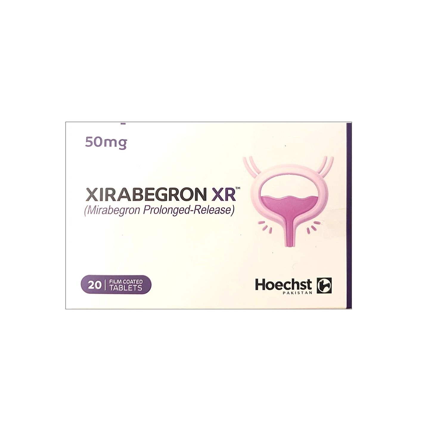 XIRABEGRON XR 50MG TABLET
