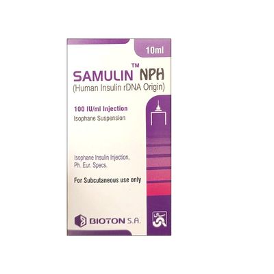 SAMULIN NPH 100IU/ML INJECTION
