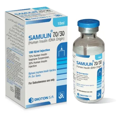 SAMULIN 70/30 100IU/ML INJECTION