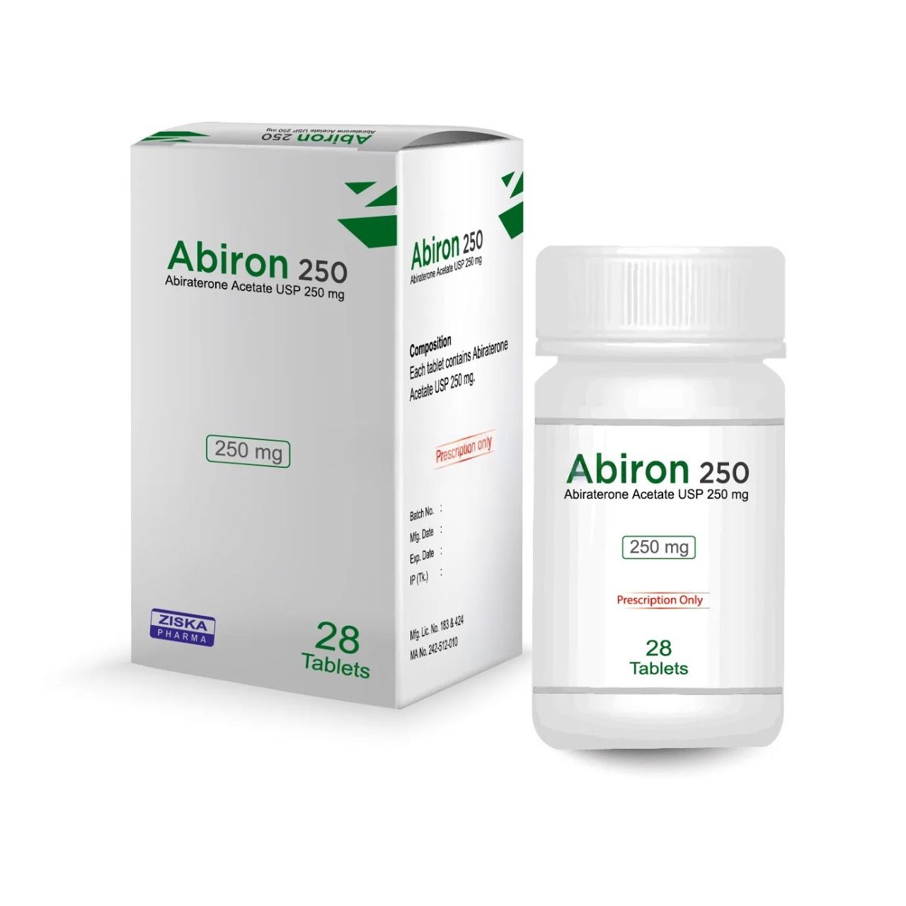 ABIRONE 250MG TABLET