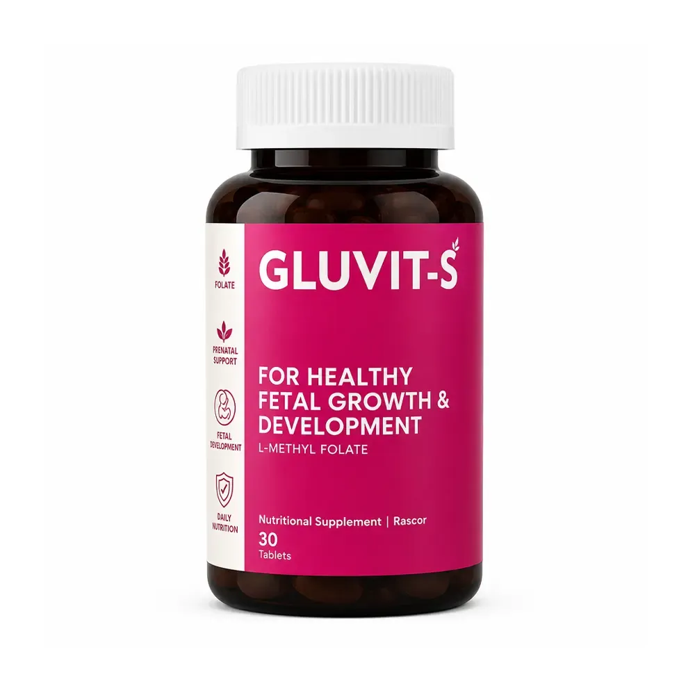 GLUVIT S RASCOR ( L-Methyl Folate Feta ) TABLET