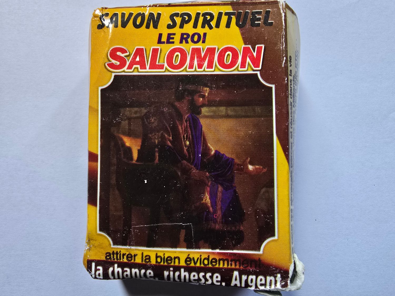 Savon spirituel le Roi Salomon